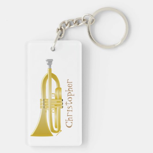 Trumpet Sleutelhanger (achterkant)