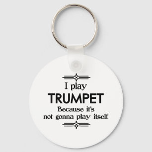 Trumpet - Speel zelf Funny Deco Music Sleutelhanger