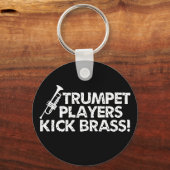 Trumpet spelers Kick Brass. Sleutelhanger (Voorkant)