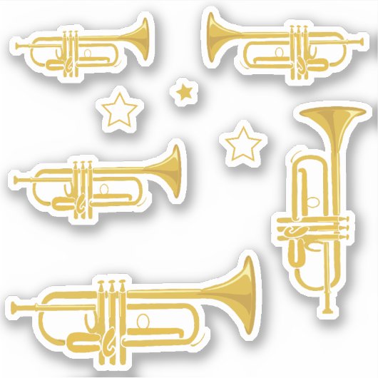 Trumpet Sticker (Voorkant)