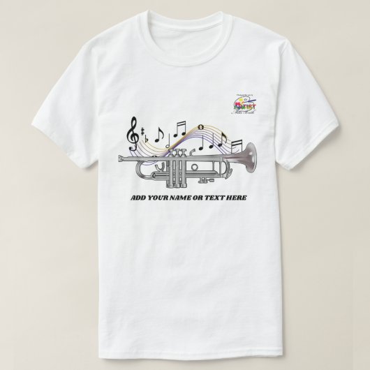 Trumpet T-shirt (Design voorkant)