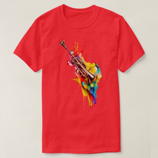 Trumpet T-shirt (Design voorkant)