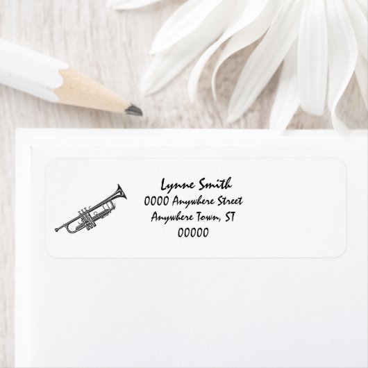 Trumpet "Tekening" Etiket (Insitu)