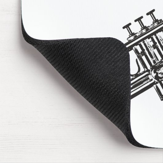 Trumpet "Tekening" Muismat (Hoek)