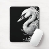 "Trumpet the Swan" Portrait Mouse Pad Muismat (Met muis)