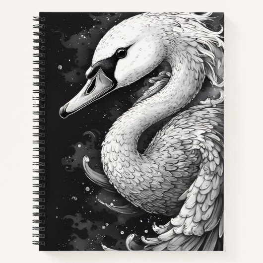 Trumpet the Swan - Side Glance Spiral Notebook Notitieboek (Voorkant)