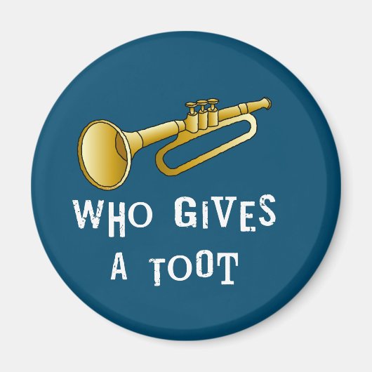 Trumpet Toot Magneet (Voorkant)