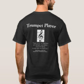 Trumpet/Treble Clef Shirt (Achterkant)