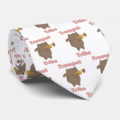 Trumpet Tribe Cat Music Stropdas (Opgerold)