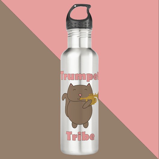 Trumpet Tribe Cute Cartoon Cat Musical Animal Waterfles