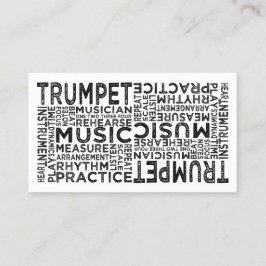 Trumpet Typografie Visitekaartje