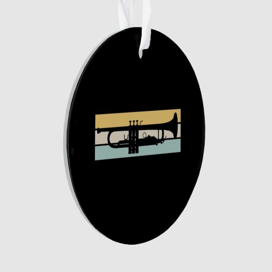 Trumpet Vintage Ornament (voorkant)