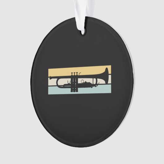 Trumpet Vintage Ornament (voorkant)