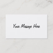 Trumpet Visitekaartje (Achterkant)