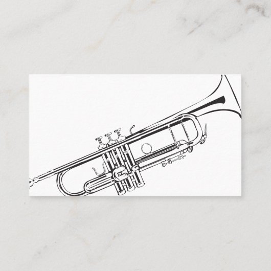Trumpet Visitekaartje (Achterkant)