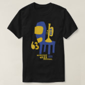 Trumpet VNeck, voorzitter van het festival van Wom T-shirt (Design voorkant)