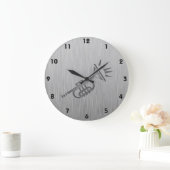 Trumpet voor geborsteld metaal grote klok (Huis)