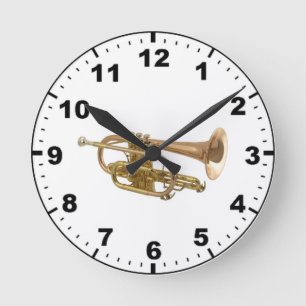 "Trumpet"-wandklokken Ronde Klok