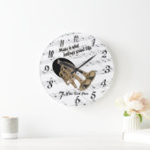 Trumpet wat voelt als een ronde wandklok (Huis)