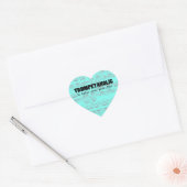 Trumpetaholic Life Heart Sticker (Envelop)