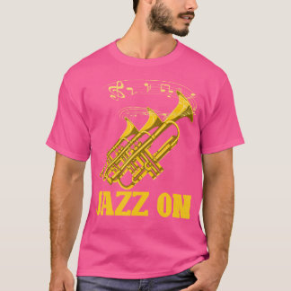 Trumpeter Gift Idee Jazz op grappige jazzmuzikant T-shirt