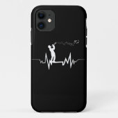 Trumpeter Heartbeat ontwerp Cool Gift voor trompet Case-Mate iPhone Case (Achterkant)