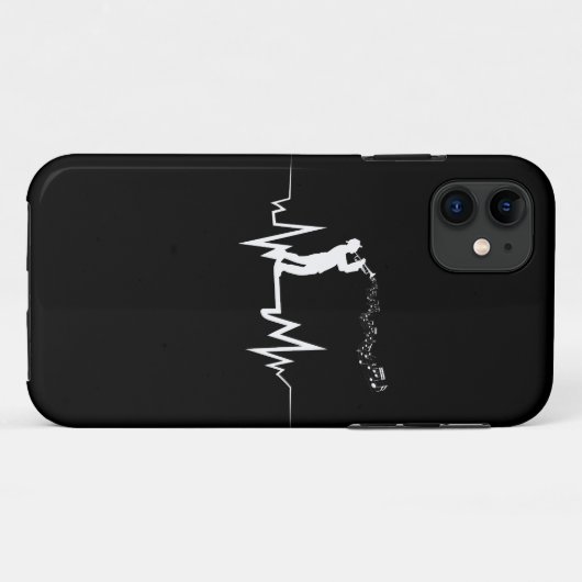 Trumpeter Heartbeat ontwerp Cool Gift voor trompet Case-Mate iPhone Case (Achterkant (horizontaal))