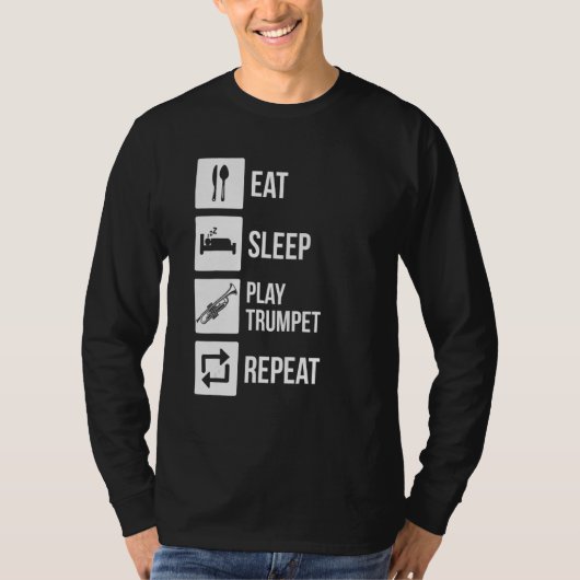 Trumpeter Instrument Trumpet_1 T-shirt (Voorkant)