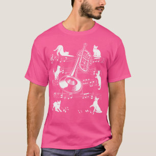 Trumpeter katten voor kat liefhebbende trompet spe t-shirt
