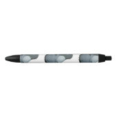 Trumpeter Pigeon Blue Barless Zwarte Inkt Pen (Voorkant)