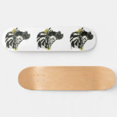 Trumpeter Pigeon Dark Splash Skateboard (Horizontaal)