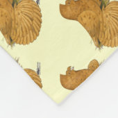 Trumpeter Pigeon Deroy Fleece Deken (Hoek)