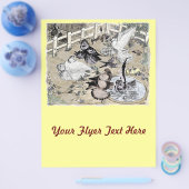 Trumpeter Pigeon Group Waterverf Flyer (Enkel)