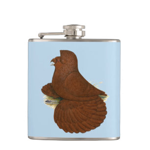 Trumpeter Pigeon Red Heupfles