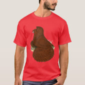 Trumpeter Pigeon Red T-shirt (Voorkant)