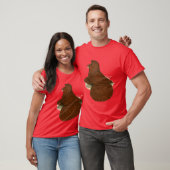 Trumpeter Pigeon Red T-shirt (Unisex)