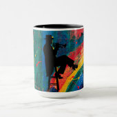 Trumpeter Silhouettes Mok (Midden)