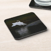 Trumpeter Swan Bier Onderzetter (Linkerzijde)