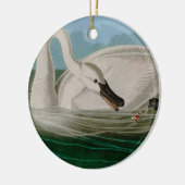 Trumpeter Swan Birds of America Audubon Print Keramisch Ornament (Links)