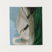 Trumpeter Swan Birds of America Audubon Print Wandkleed (Voorkant)