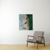 Trumpeter Swan Birds of America Audubon Print Wandkleed (In situ)