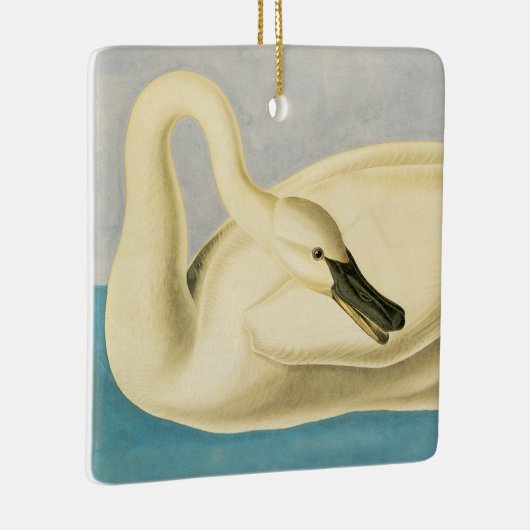 Trumpeter Swan door John James Audubon,  vogel Keramisch Ornament (Rechts)