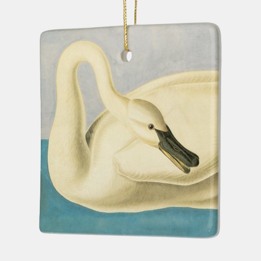 Trumpeter Swan door John James Audubon,  vogel Keramisch Ornament (Links)