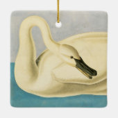 Trumpeter Swan door John James Audubon,  vogel Keramisch Ornament (Achterkant)