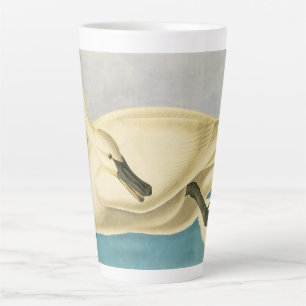 Trumpeter Swan door John James Audubon,  vogel Latte Mok
