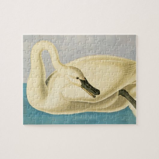 Trumpeter Swan door John James Audubon, vogel Legpuzzel (Horizontaal)