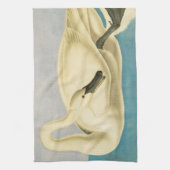 Trumpeter Swan door John James Audubon,  vogel Theedoek (Verticaal)