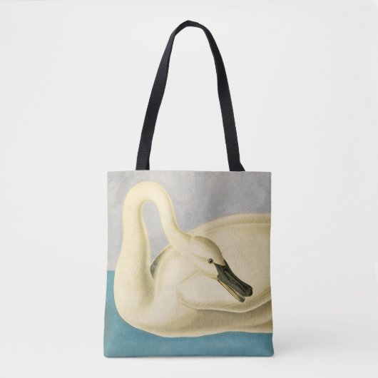 Trumpeter Swan door John James Audubon,  vogel Tote Bag (Voorkant)