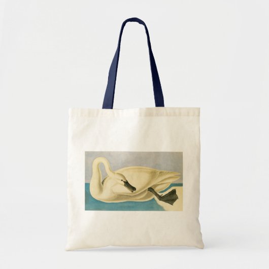 Trumpeter Swan door John James Audubon, vogel Tote Bag (Voorkant)
