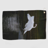 Trumpeter Swan Golfhanddoek (Horizontaal)